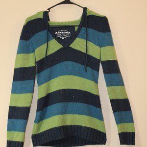 Arizona Jean Company Blue Green Long Sleeve Hoodie